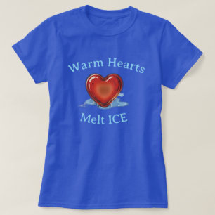 T-Shirt Graphique "Cœurs Chauds Fondent la Glace"
