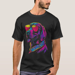 T-shirt Graphique coloré de Labrador Retriever pour les am