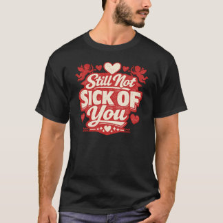 T-shirt graphique d'amour pour joli couple