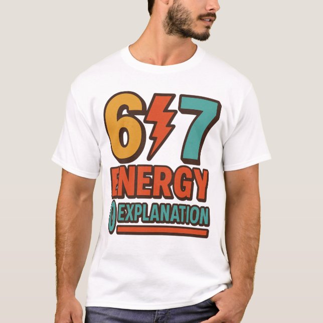 T-shirt Graphique d'attitude sans explication (Devant)
