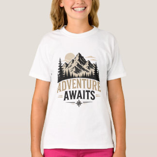 T-shirt graphique d'aventure de montagne dans la n