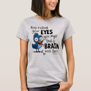 T-shirt Graphique de citation sarcastique d'oiseau drôle