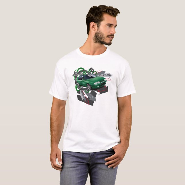 T-shirt graphique de Citroen Xantia Activa (en (Devant entier)