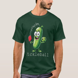T-shirt Graphique de concombre de Pickleball drôle