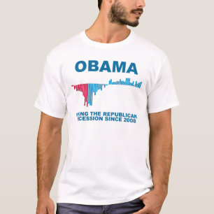 T-shirt Graphique de croissance de travail d'Obama
