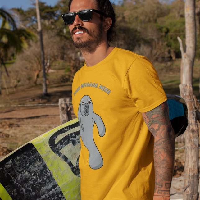T-shirt Graphique de dessin animé de message personnalisé (Créateur téléchargé)