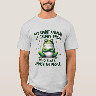 T-shirt Graphique de devis de grenouille gras et sassy