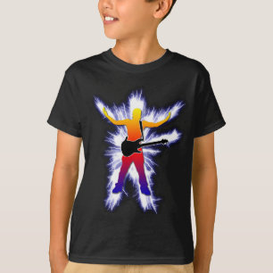 T-shirt Graphique de électrification de bassiste