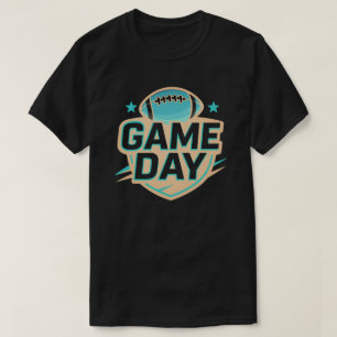 T-shirt Graphique de football du Jour du Jeu