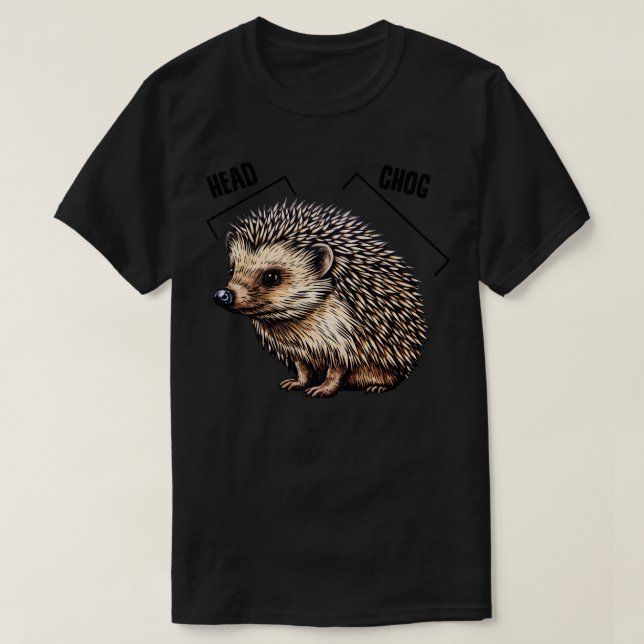 T-shirt Graphique de hérissons (Design devant)