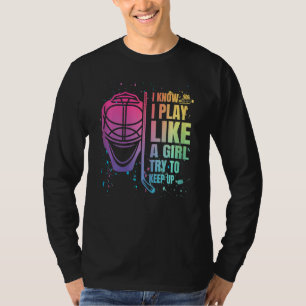 T-shirt Graphique De Hockey Drôle Pour Femmes Et Filles Ho