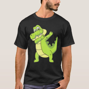 T-shirt Graphique de l'alligator de l'inclinaison
