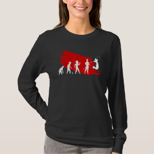 T-shirt Graphique de l'entraîneur sportif de Badminton Pla