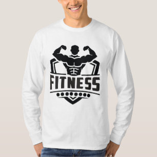 T-shirt Graphique de motivation fitness Vie forte et act
