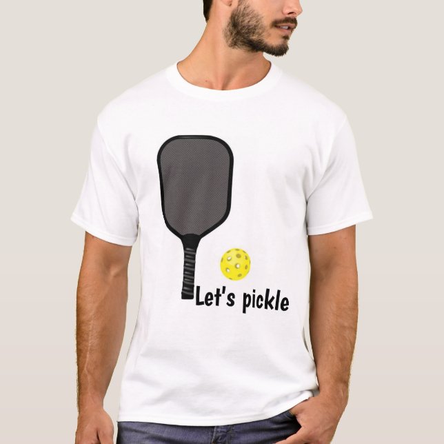 T-shirt Graphique de Pickleball (Devant)