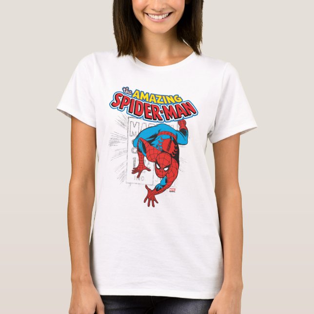 T-shirt Graphique de prix rétro Spider-Man (Devant)