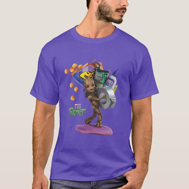 T-shirt Graphique de projet do-it-yourself Groot (Devant)