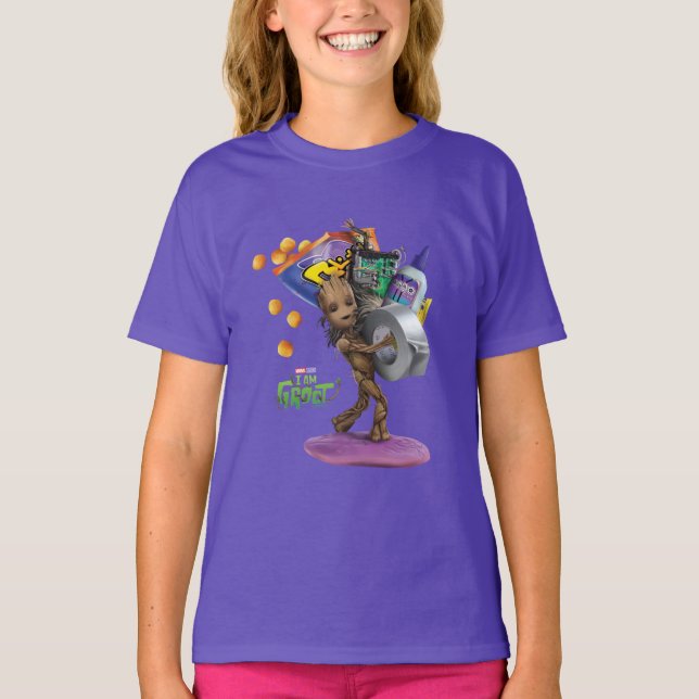 T-shirt Graphique de projet do-it-yourself Groot (Devant)
