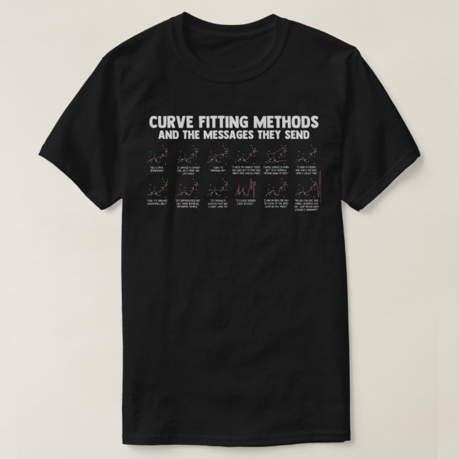 T-shirt Graphique de régression statistique de la photogra (Design devant)