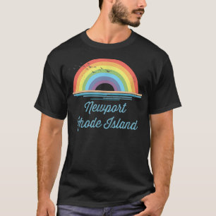 T-shirt Graphique de souvenirs de Newport Rhode Island 