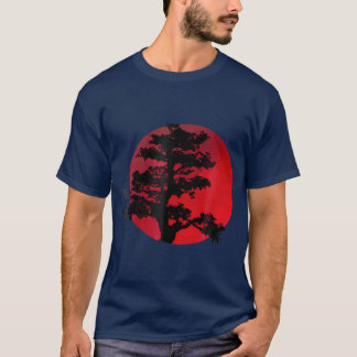 T-shirt Graphique de tradition japonaise de bonsaï