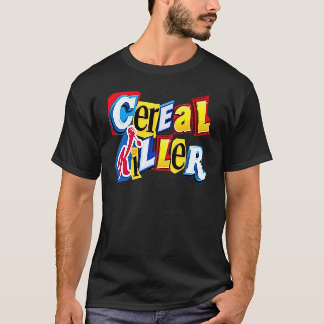 T-shirt Graphique De Tueur De Céréales Pour Les Céréales D (Devant)