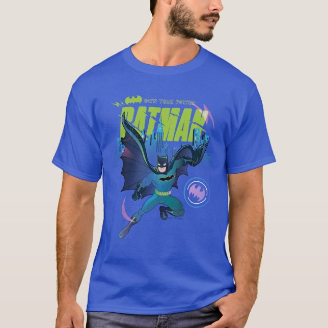 T-shirt Graphique de ville de Batman "Posséder votre puiss (Devant)