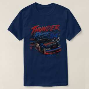 T-Shirt Graphique de Voiture de Course Vintage Ret