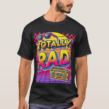 T-Shirt graphique des années 80, entièrement rad r