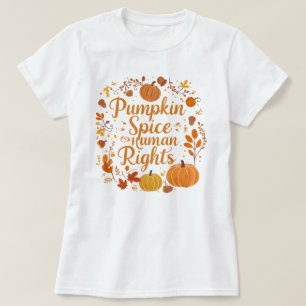 T-shirt Graphique des droits humains de Spice Citrouille l