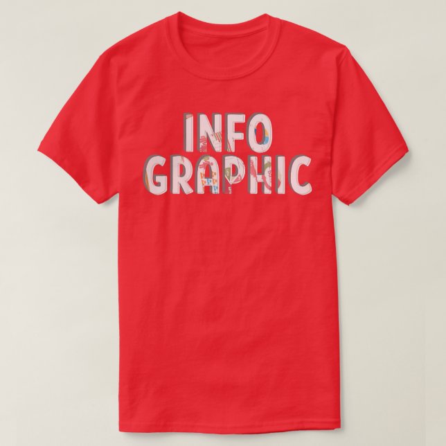 T-SHIRT GRAPHIQUE DES INFORMATIONS (Design devant)