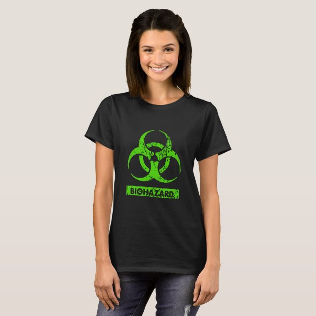 T-shirt Graphique des produits chimiques biodangereux écol (Devant entier)