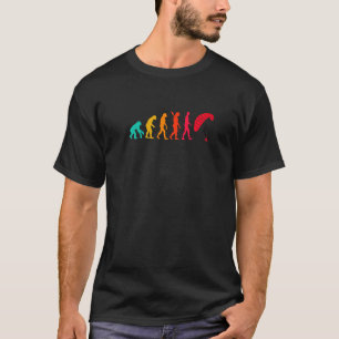 T-shirt Graphique d'évolution Parapente Parapente Parachut