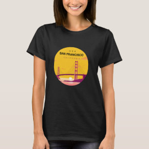 T-shirt Graphique d'illustration du cool San Francisco Cal