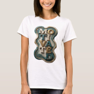 T-shirt graphique doré MOTIVÉ