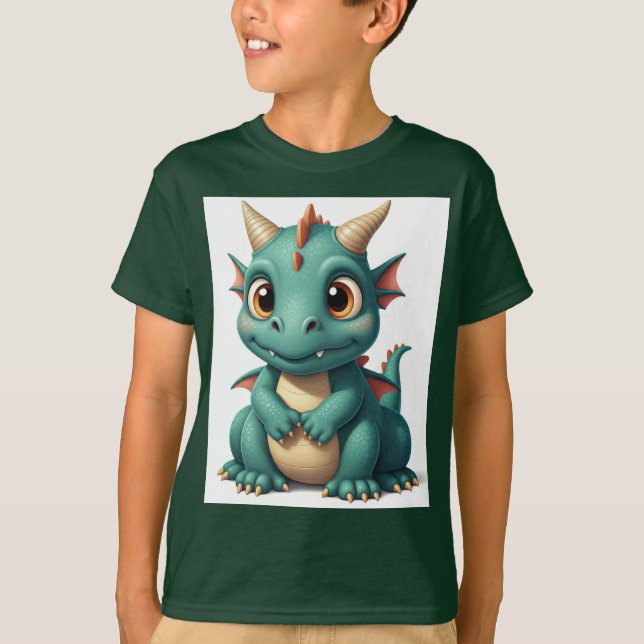 T-shirt graphique Dragon (Devant)
