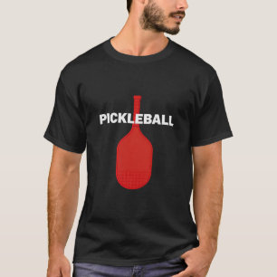 T-shirt graphique drôle avec raquette de picklebal
