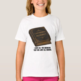 T-shirt graphique drôle, confiant et incorrect ave