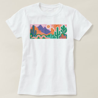 T-shirt graphique du cactus du désert du Sud-Ouest