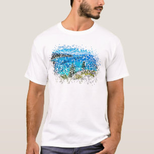 T-shirt Graphique du lac Tahoe