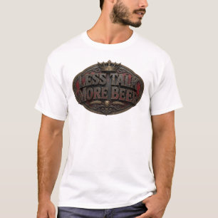 T-shirt graphique Dynamic Red LESS TALK MORE BEER