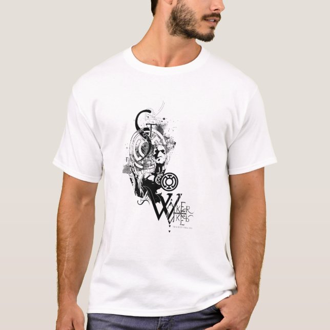 T-shirt Graphique en lanterne bleue 2 (Devant)