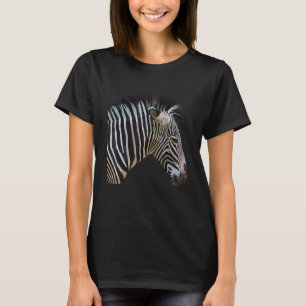 T-shirt Graphique en zèbre coloré 1