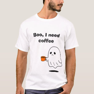 T-shirt graphique fantôme drôle 'Bouh, j'ai besoin