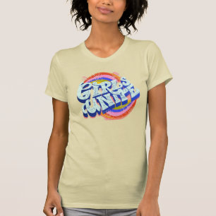 T-Shirt Graphique Féminin "Girls Unite" Rétro