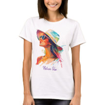 T-Shirt Graphique Femme Nature Vibe – Fille