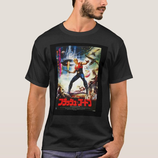 T-shirt graphique Flash Gordon japonais (Devant)