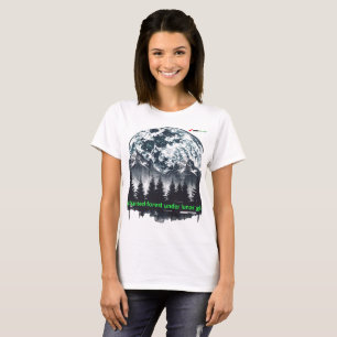 T-shirt graphique Forêt Enchantée Pleine Lune Natu