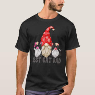 T-shirt Graphique Gnome Grandpa de Chat Noir Pour Hommes M