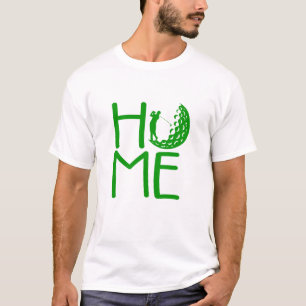 T-shirt graphique Golf Home - Cadeau de golfeur co
